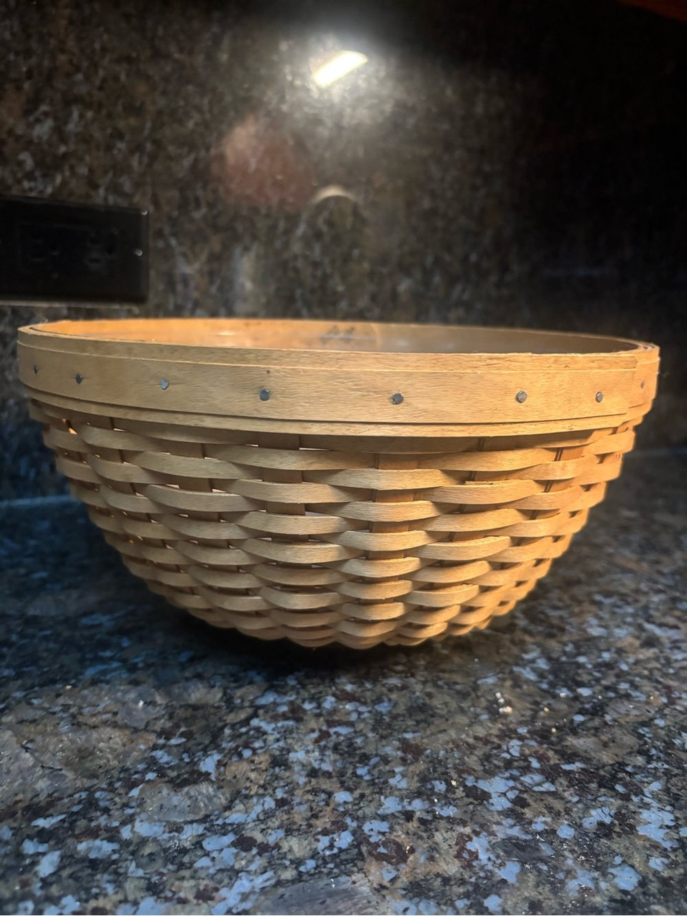 Vintage Longaberger Hostess Bowl Basket
